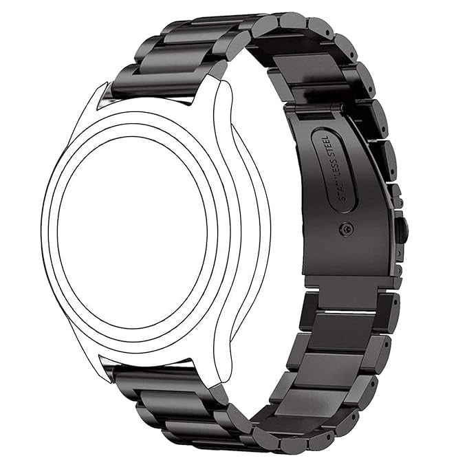 SHOPONX 22mm Stainless steel chain for smart watch.