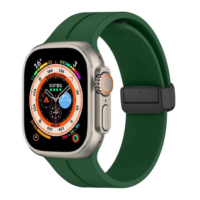 Shoponx D-Buckle Magnetic Silicone Band For Apple Watch - SHOPONX