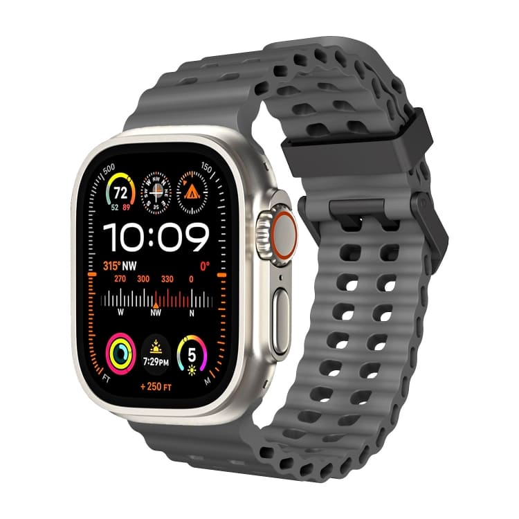 Shoponx New Addition Ocean Silicone Band For Apple Watch.