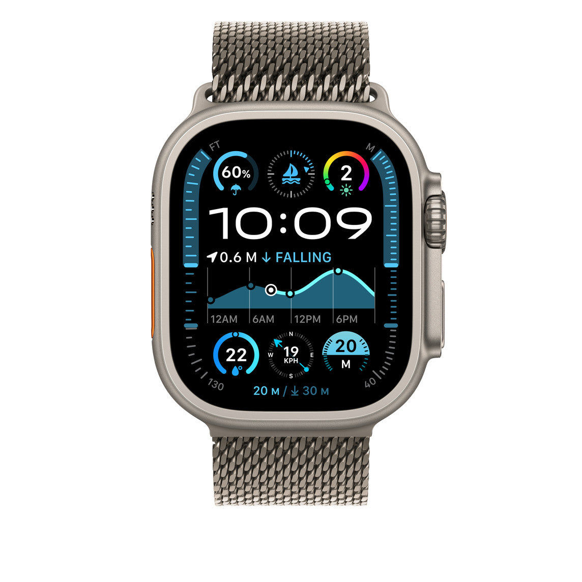 Titanium Milanese Loop For Apple Watch By Shoponx.