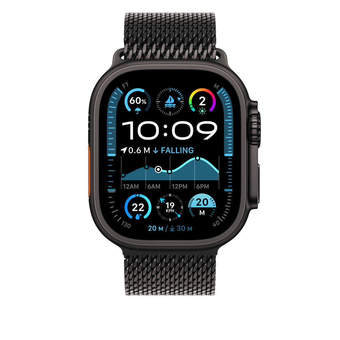 Titanium Milanese Loop For Apple Watch By Shoponx.