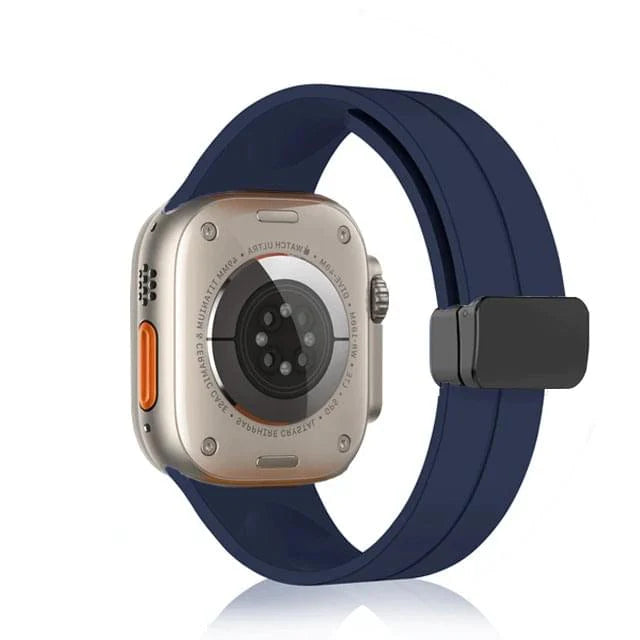 Shoponx D-Buckle Magnetic Silicone Band For Apple Watch - SHOPONX