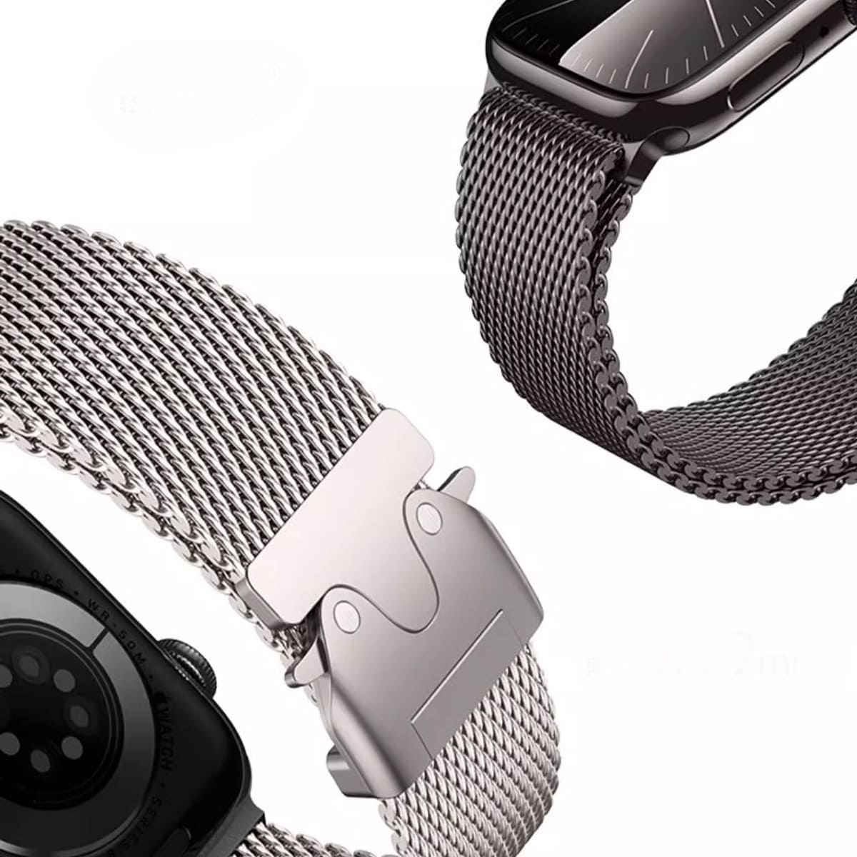 Shoponx Milanese Loop Parachute Buckle Style For Apple Watch.