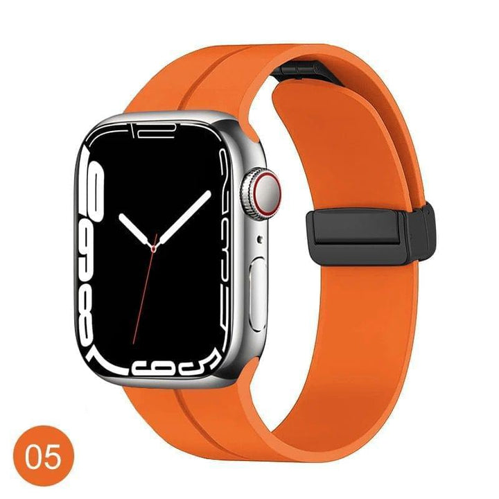 Shoponx D-Buckle Magnetic Silicone Band For Apple Watch - SHOPONX