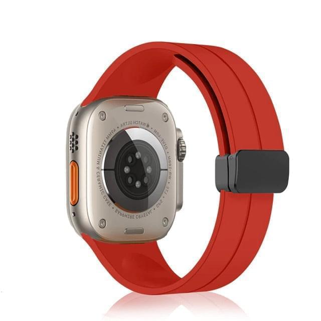 Shoponx D-Buckle Magnetic Silicone Band For Apple Watch - SHOPONX