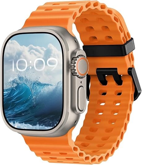 Shoponx New Addition Ocean Silicone Band For Apple Watch.
