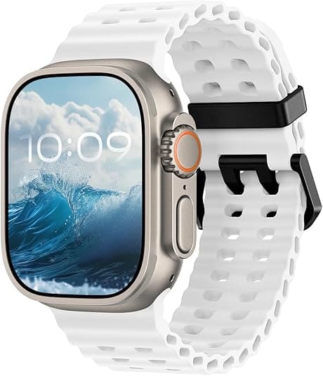 Shoponx New Addition Ocean Silicone Band For Apple Watch.