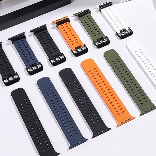 Shoponx New Addition Ocean Silicone Band For Apple Watch.