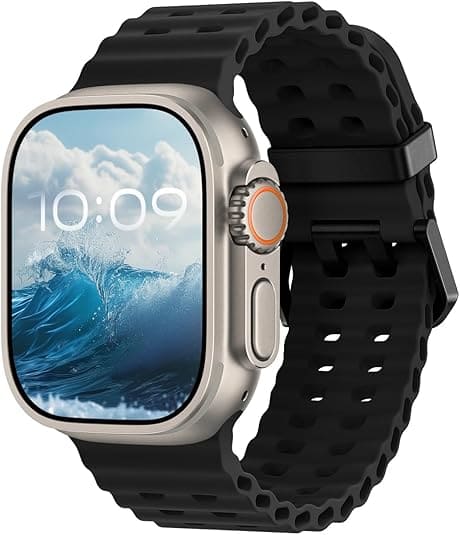 Shoponx New Addition Ocean Silicone Band For Apple Watch.