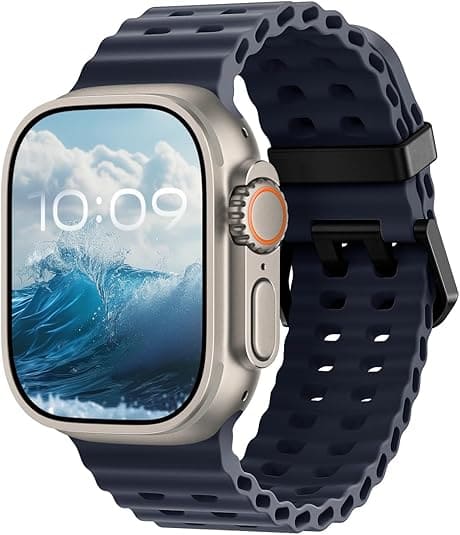 Shoponx New Addition Ocean Silicone Band For Apple Watch.