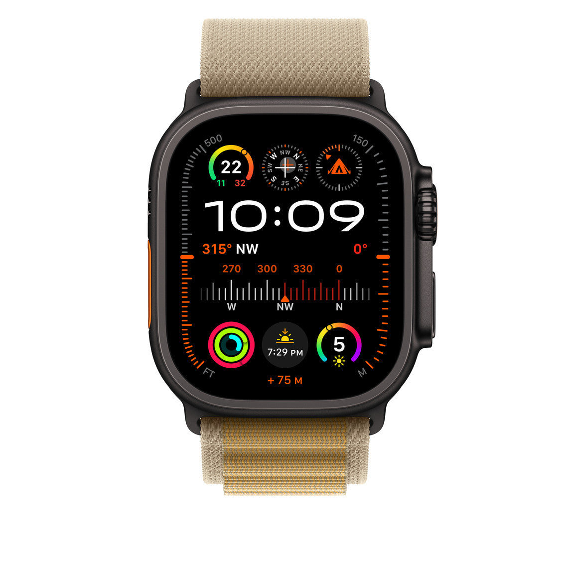 SHOPONX B-OLIVE alpine loop for apple watch 42/44/45/46/49MM