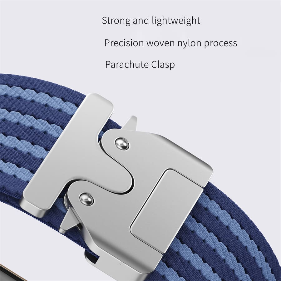 Shoponx Four Stripe Nylon Straps For Apple Watch 42/44/45/46/49MM.