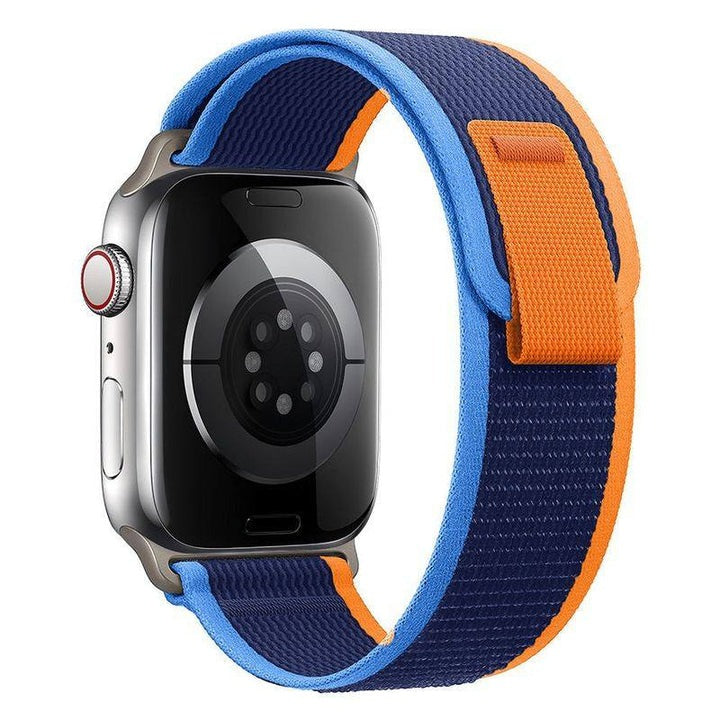 SHOPONX BL-OR VELCRO Loop For Apple Watch Series-10 42/44/45/46/49MM.