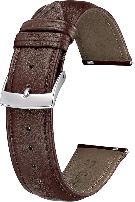 SHOPONX Vintage Leather straps for smart watch 20-22mm.