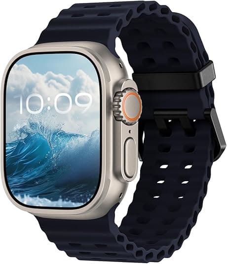 Shoponx New Addition Ocean Silicone Band For Apple Watch.