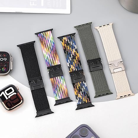 Shoponx Braided Loop Owly Buckle For Apple Watch 42/44/45/46/49MM.