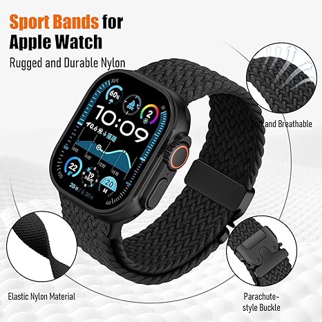 Shoponx Braided Loop Owly Buckle For Apple Watch 42/44/45/46/49MM.