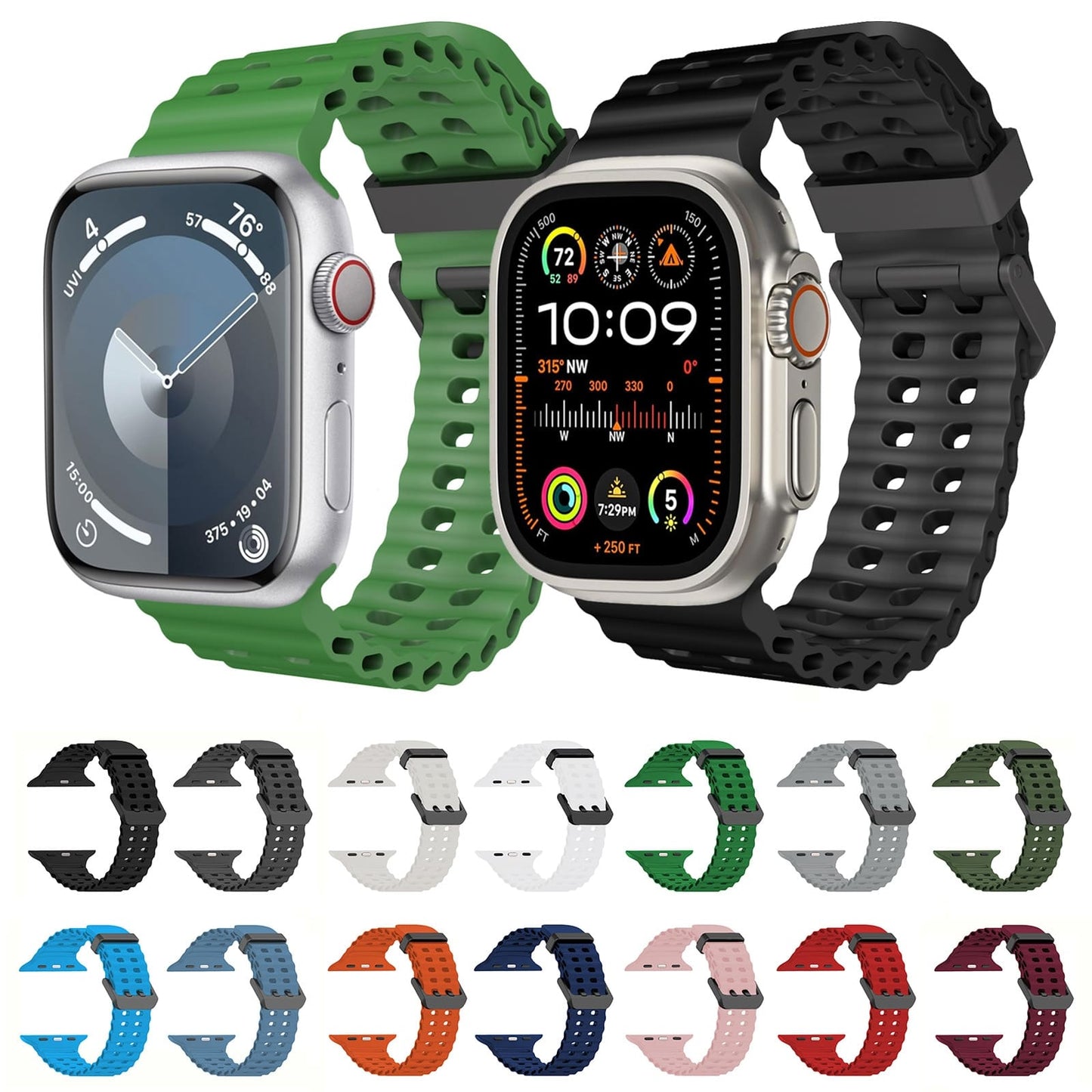 Shoponx Trending Silicone Band For Apple Watch 42/44/45/46/49mm.