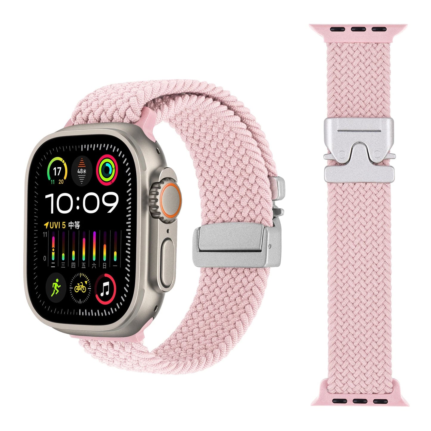 Shoponx Braided Loop Owly Buckle For Apple Watch 42/44/45/46/49MM.