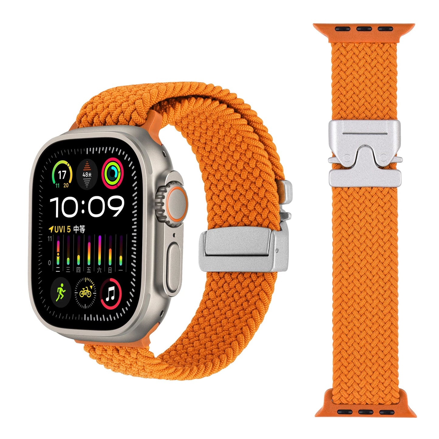 Shoponx Braided Loop Owly Buckle For Apple Watch 42/44/45/46/49MM.