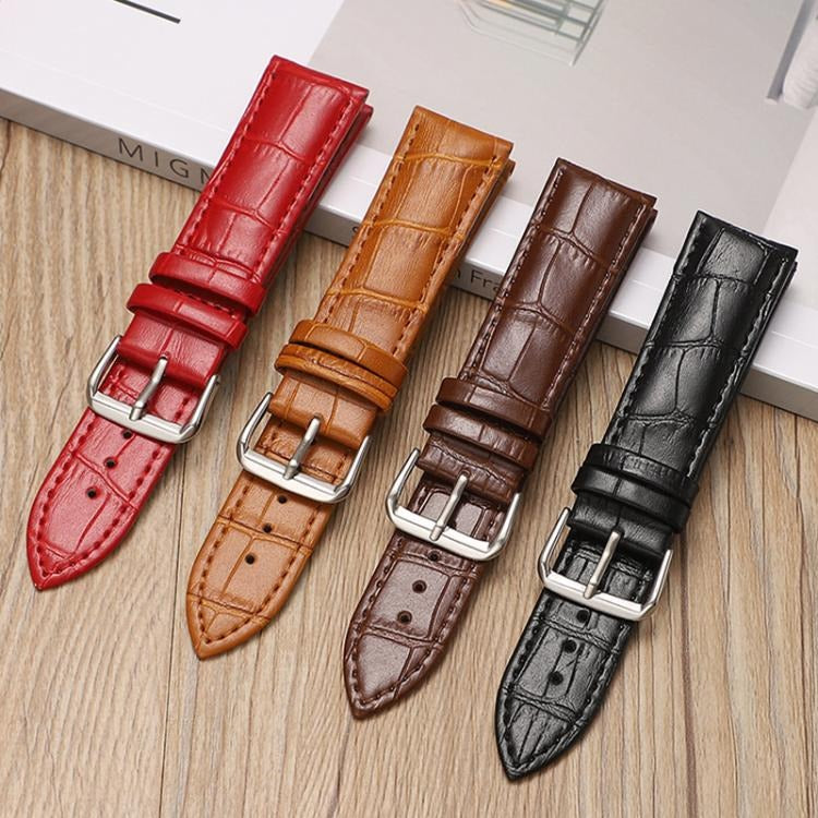 SHOPONX Tan Leather Straps For Apple Watch Series 10 42/44/45/46/49mm.