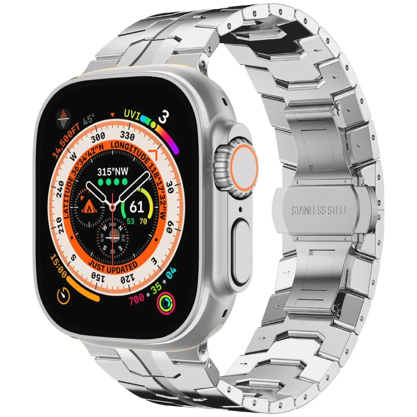 Shoponx Premium Stainless Steel For Apple Watch Strap