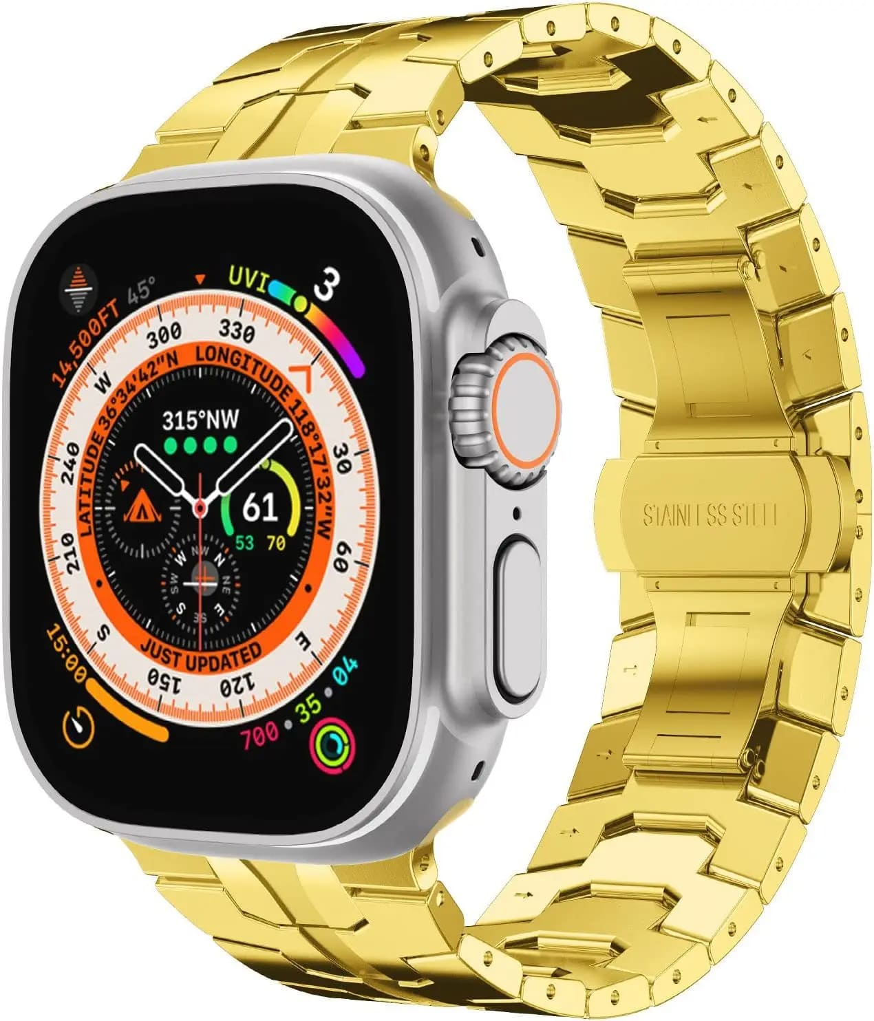 Shoponx Premium Stainless Steel For Apple Watch Strap