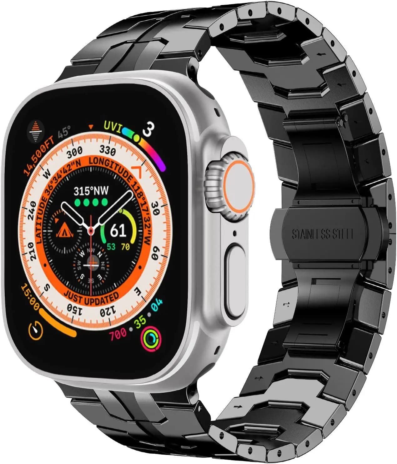 Shoponx Premium Stainless Steel For Apple Watch Strap
