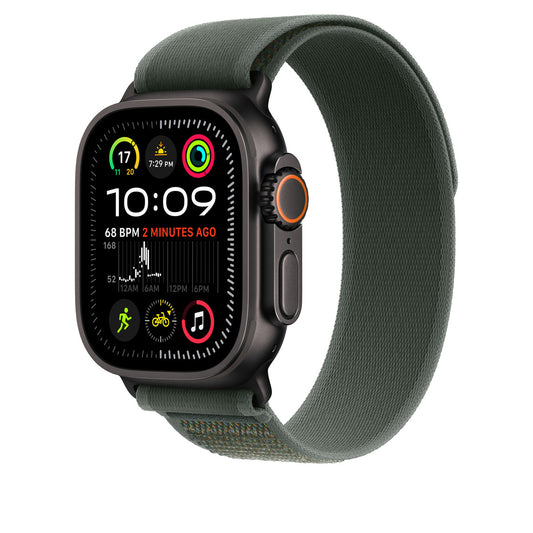 SHOPONX New GREEN Trail Loop Titanium Black For Watch 42.44.45.46.49mm