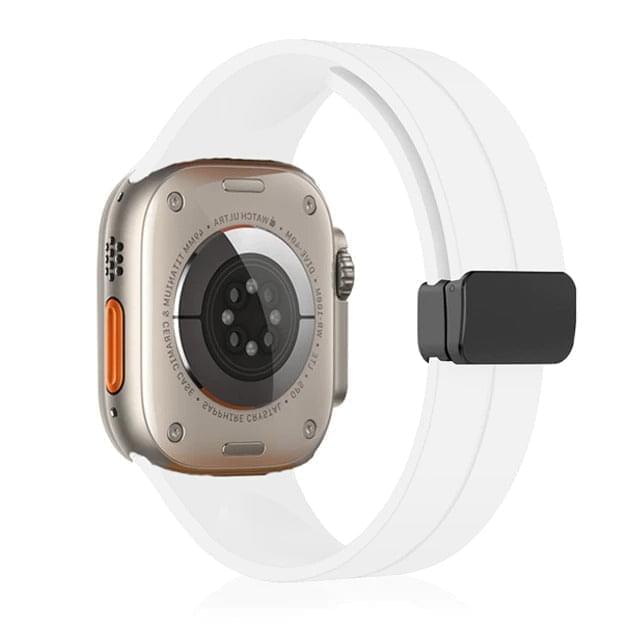 Shoponx D-Buckle Magnetic Silicone Band For Apple Watch - SHOPONX