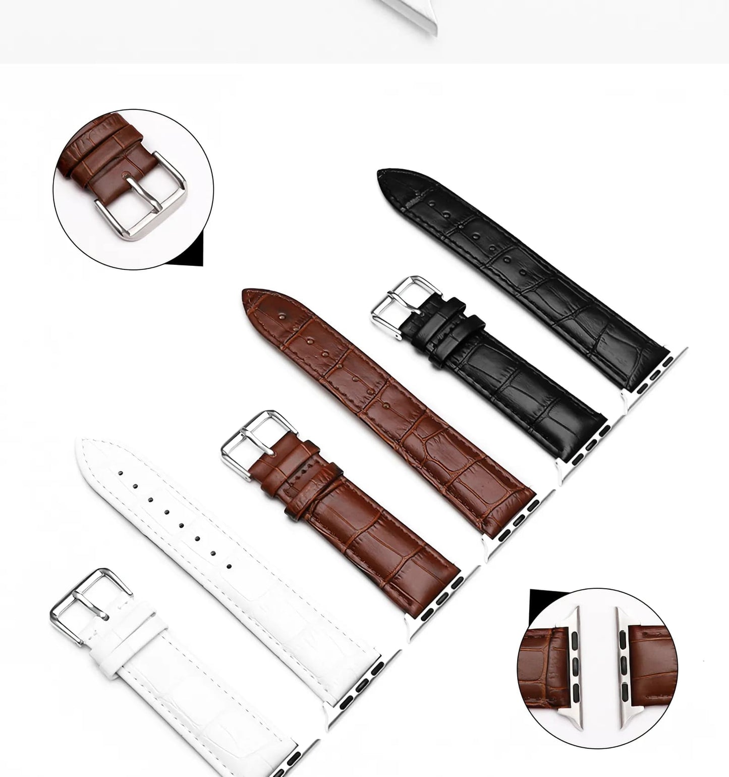 Shoponx Genuine Leather Straps For Apple Watch.