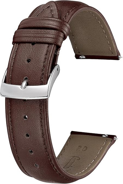 SHOPONX Vintage Leather straps for smart watch 20-22mm.