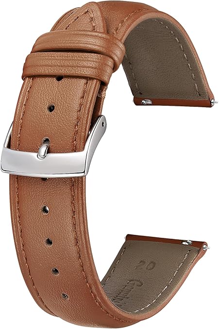 SHOPONX Vintage Leather straps for smart watch 20-22mm.