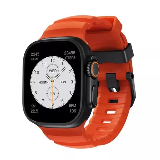 SHOPONX B-Orange Rocky band for apple watch Series10 42,44,45,46,49mm