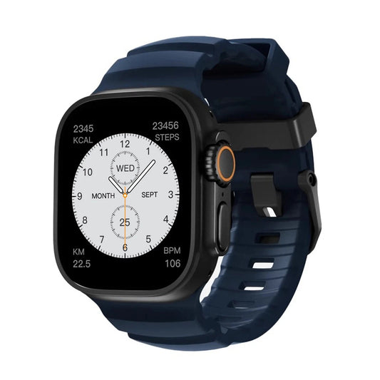 SHOPONX B-Blue Rocky band for apple watch Series10 42,44,45,46,49mm