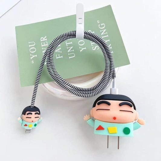 Shoponx SHINCHAN GR Silicone Charger Case Protector For iPhone 18/20Watt