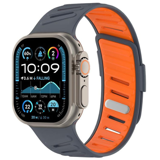 SHOPONX GREY-ORG Bands For Apple Watch Series 10 42/44/45/46/49MM.