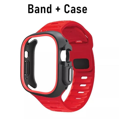 SHOPONX Case With Band For Apple Watch 42/44/45/46/49mm.