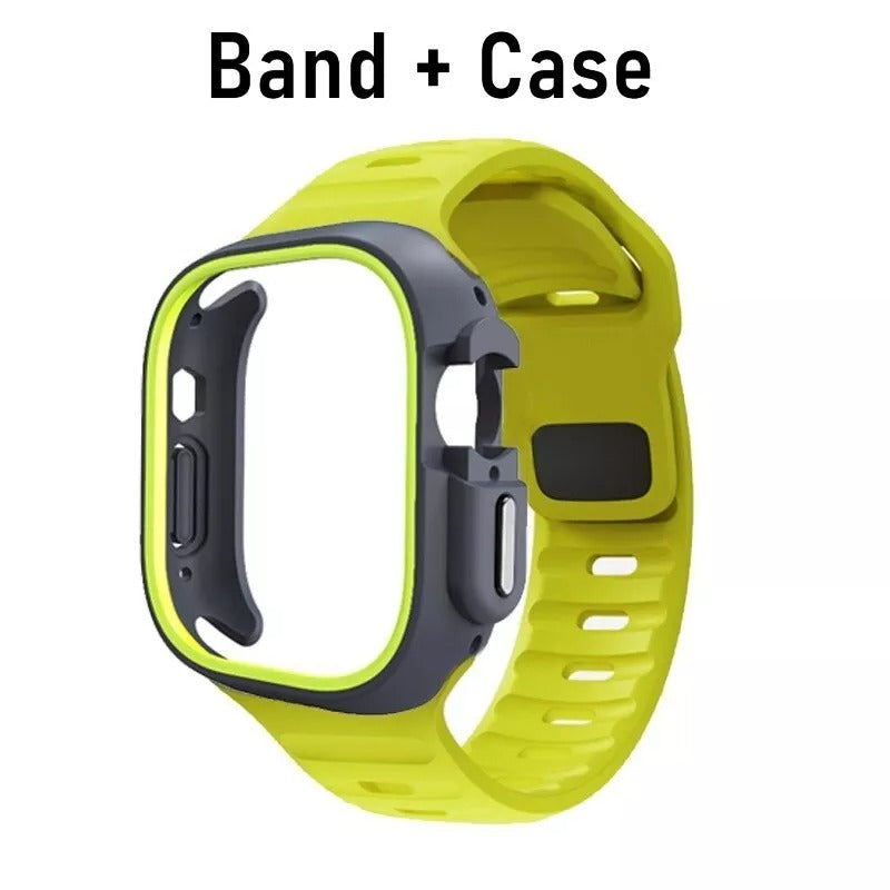 SHOPONX Case With Band For Apple Watch 42/44/45/46/49mm.