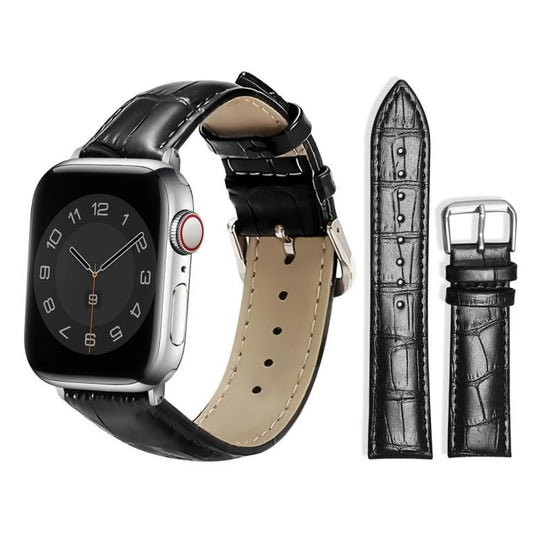 SHOPONX Leather Straps For Apple Watch Series 10 42/44/45/46/49mm.