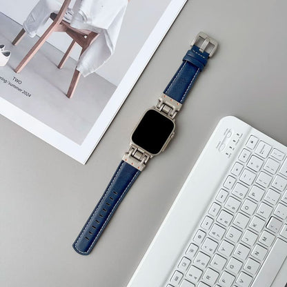 Shoponx Luxury Leather Mecha Style Straps For Apple Watch