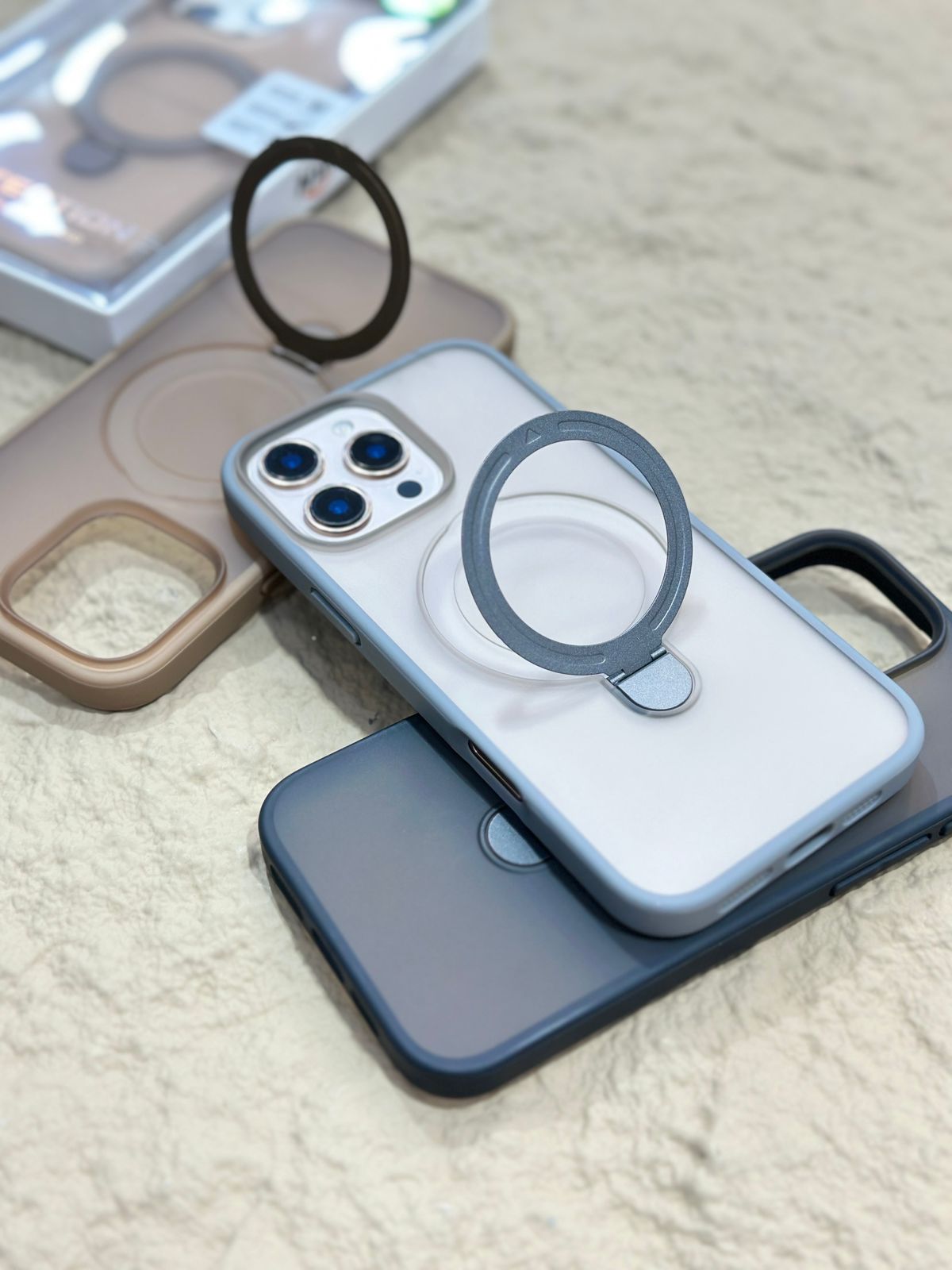 Shoponx Metal STAND MagSafe Working Case For Apple iPhone.