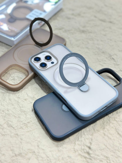 Shoponx Metal STAND MagSafe Working Case For Apple iPhone.