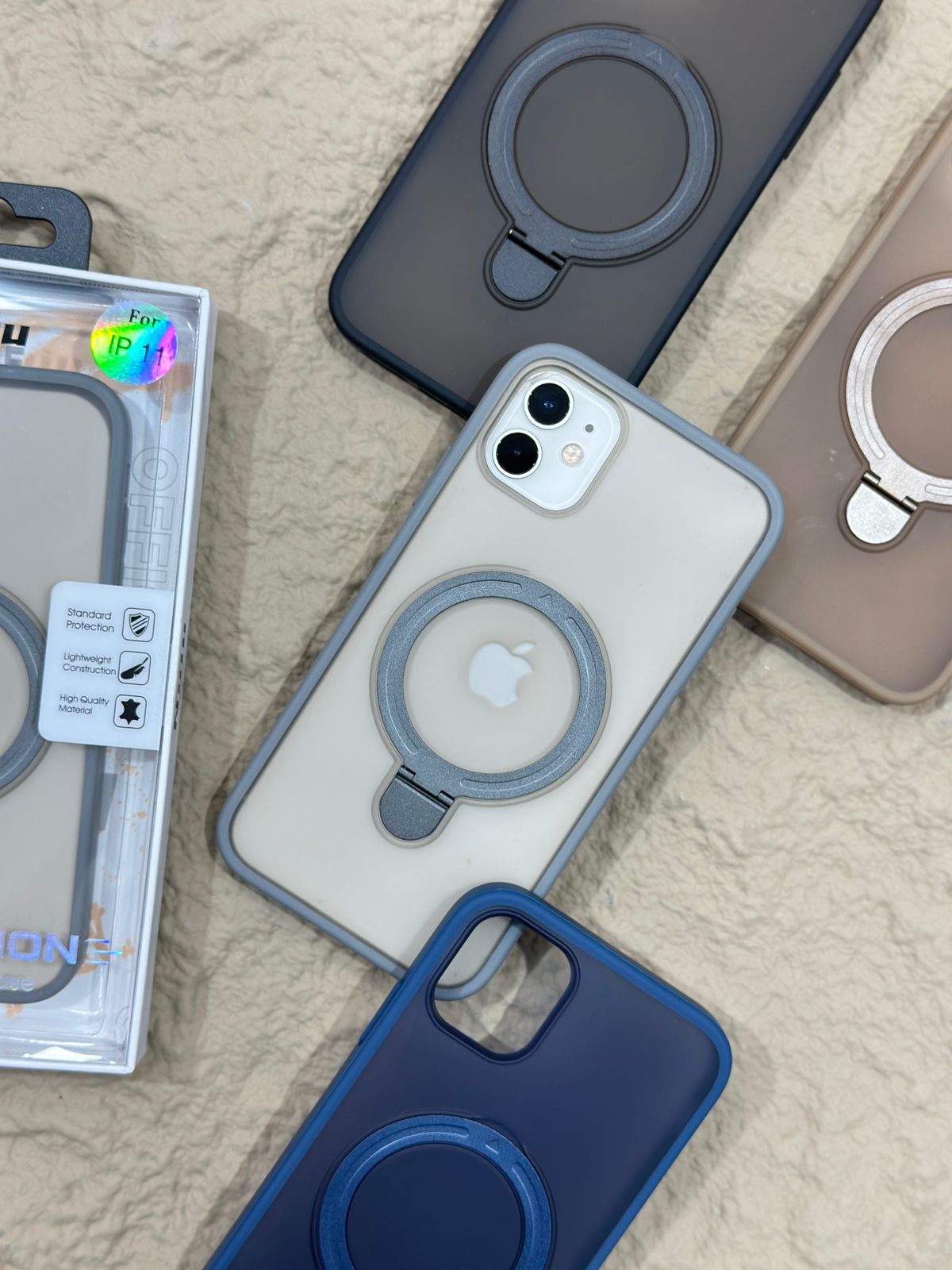 Shoponx Metal STAND MagSafe Working Case For Apple iPhone.