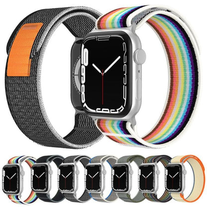 SHOPONX BL-Rainbow VELCRO Loop For Apple Watch Series-10 42/44/45/46/49MM.