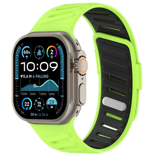 SHOPONX NEON-BLK Bands For Apple Watch Series 10 42/44/45/46/49MM.